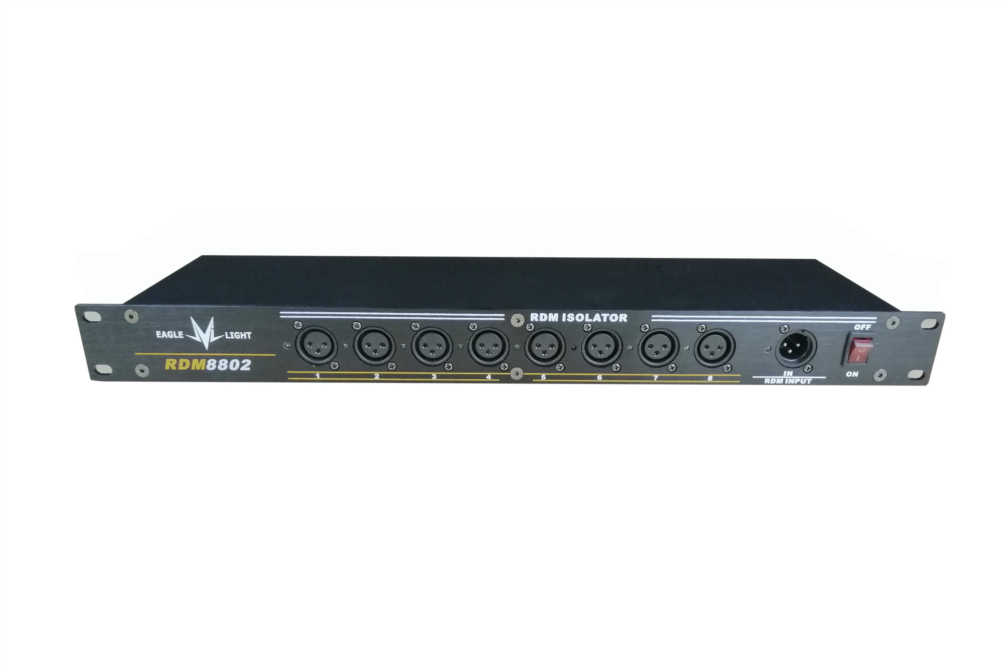 RDM8802 8路RDM信號放大器/分配器 RDM Splitter 8CH RDM8802 8路RDM信號放大器/分配器 RDM Splitter 8CH